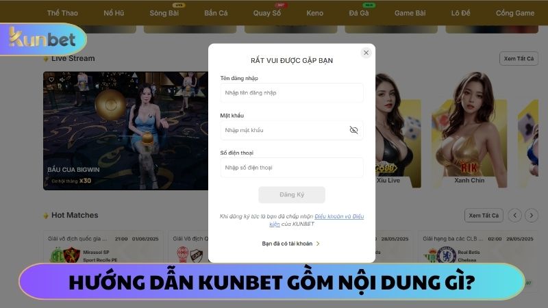 Nội dung quan trọng cập nhật cho người chơi khi thao tác tại KUNBET