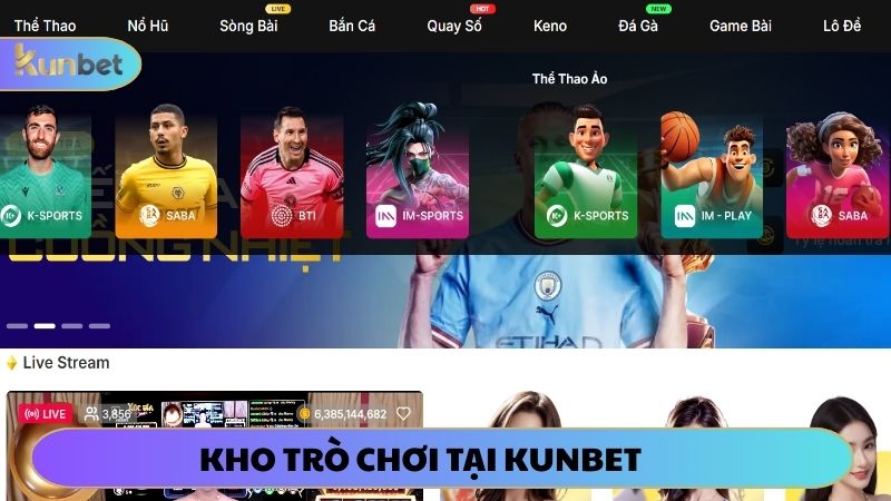 Kho game đỉnh cao, nhiều danh mục hot từ nhà cung cấp hàng đầu