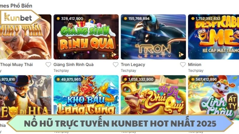 Nổ hũ trực tuyến KUNBET kênh tăng thu nhập khủng cho cược thủ