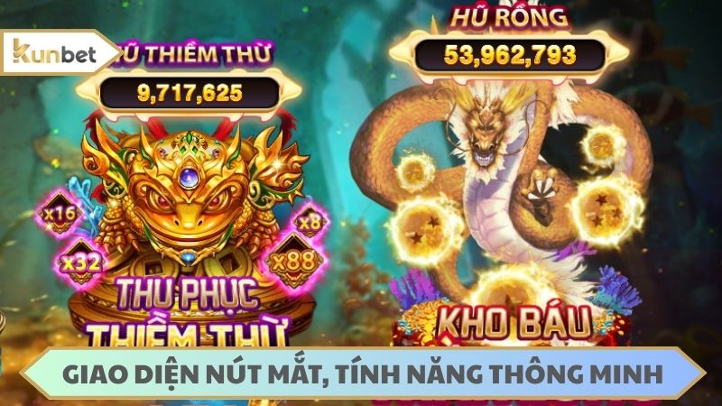 Giao diện game cuốn hút, hình ảnh sống động
