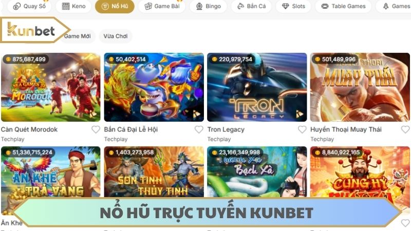 nổ hũ trực tuyến kunbet
