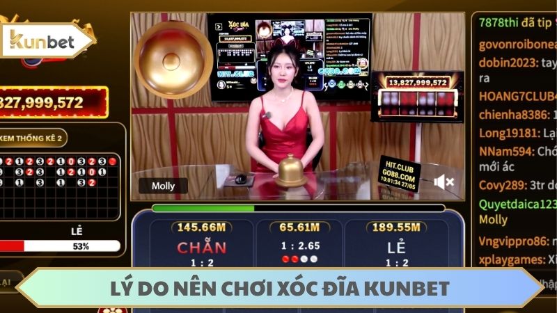 Toàn bộ trò chơi xóc đĩa tại KUNBET đều đảm bảo tính công bằng