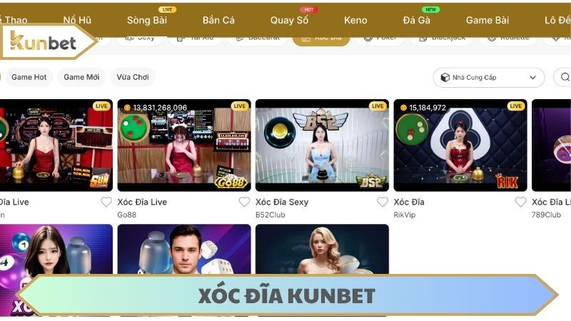 xóc đĩa kunbet